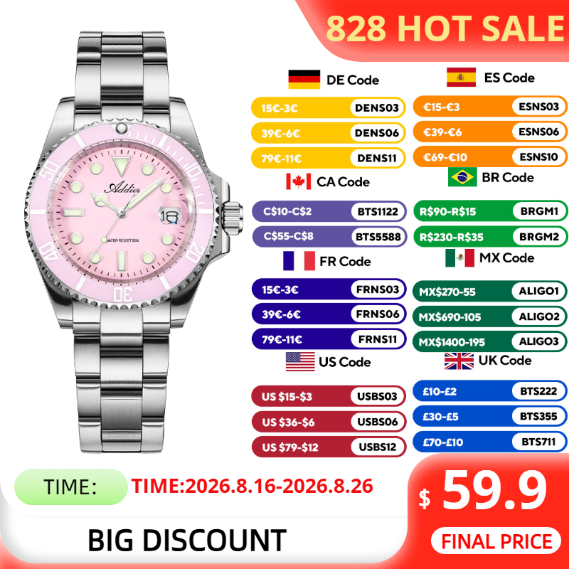 Luxury Watch For - ADDIES 36mm 50m Waterproof Women's Watches