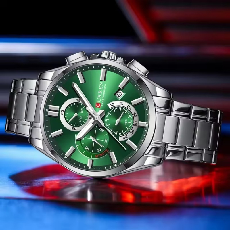 CURREN 8475 New Fashion Men's  - Luxury Watch Kids 评论和价格