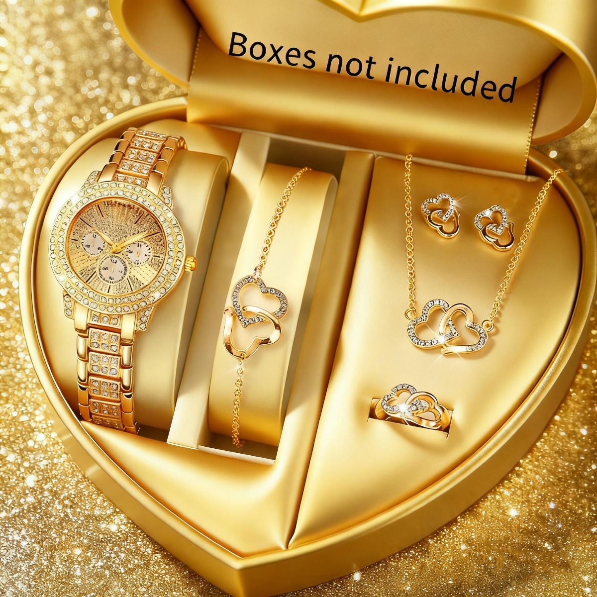 6PCS Luxury Rhinestone Women W - Luxury Watch Kids 评论和价格