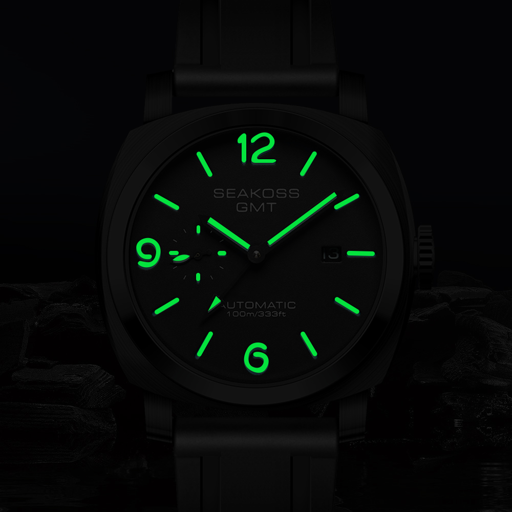 SEAKOSS 100m Diving Men GMT Au - Chronograph Flyback Watch 评论和价格