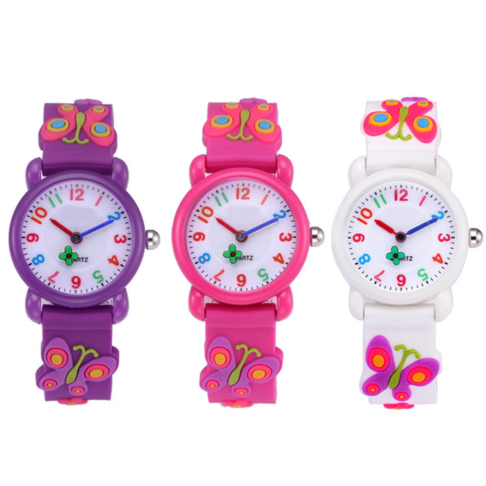Kids Silicone Quartz Watch Fea - Luxury Watch Kids 评论和价格
