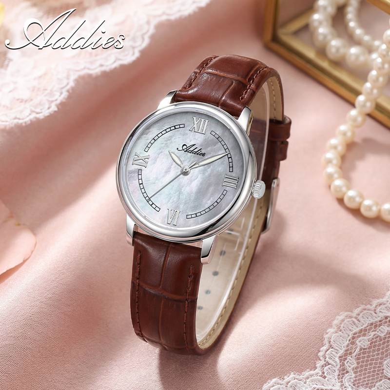 ADDIES Leather Quartz Woman Wa - Luxury Watch Storage 评论和价格