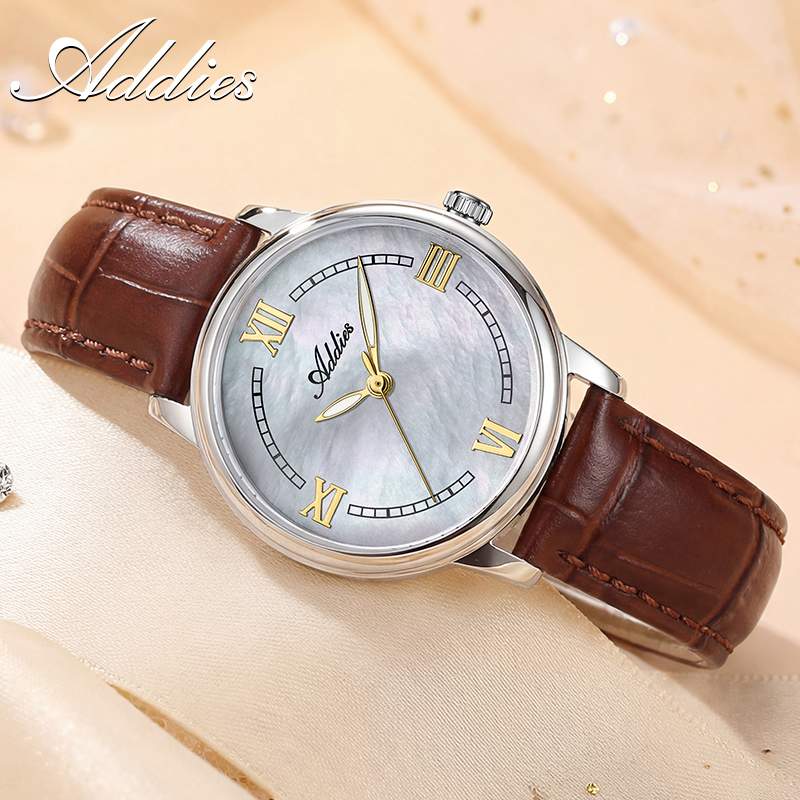 ADDIES Leather Quartz Woman Wa - Luxury Watch Storage 评论和价格