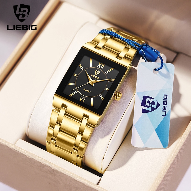 LiEBIG Luxury Golden Quartz Wr - Luxury Watch Kids 评论和价格