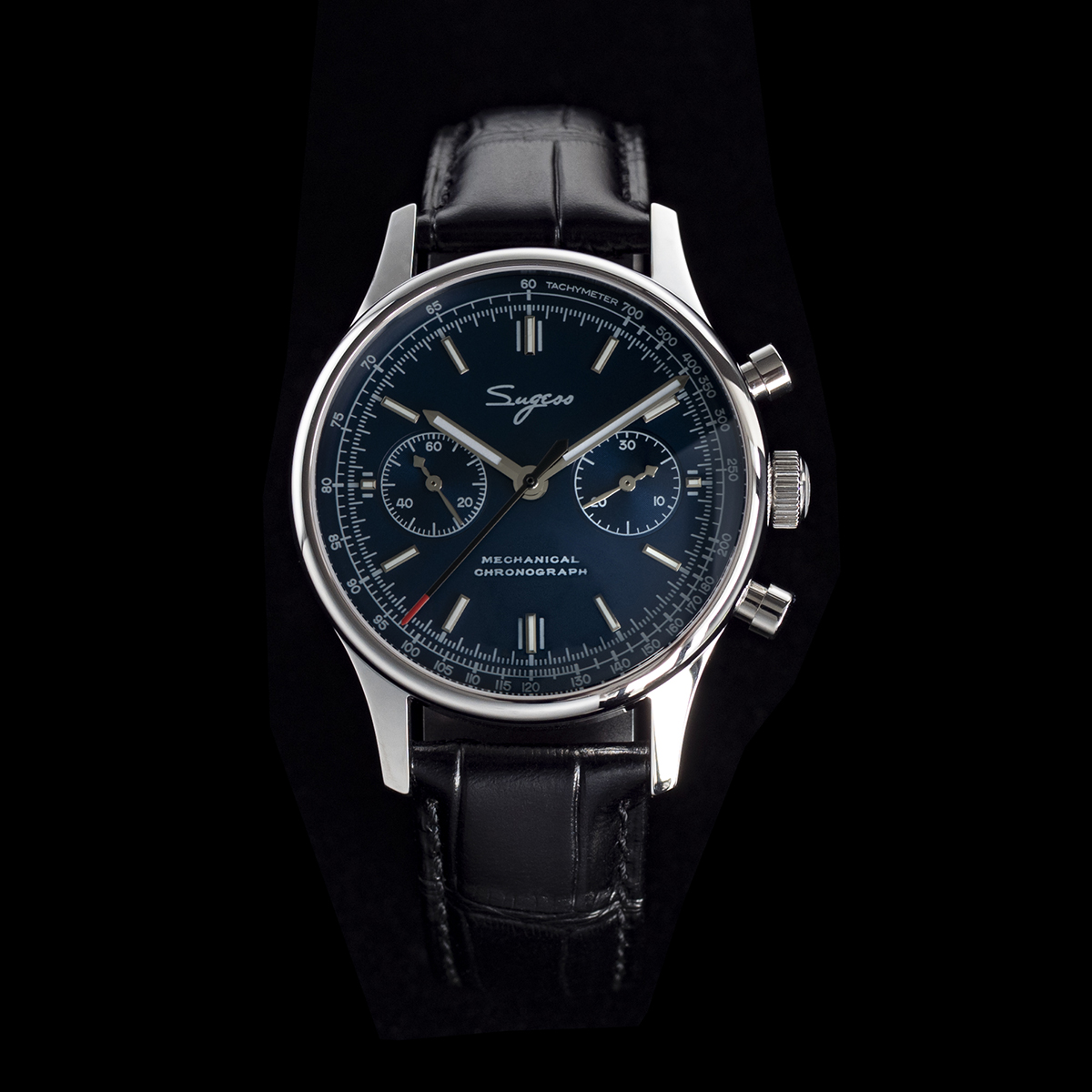 Sugess 1963 Pilot Mens Watch C - Chronograph Flyback Watch 评论和价格
