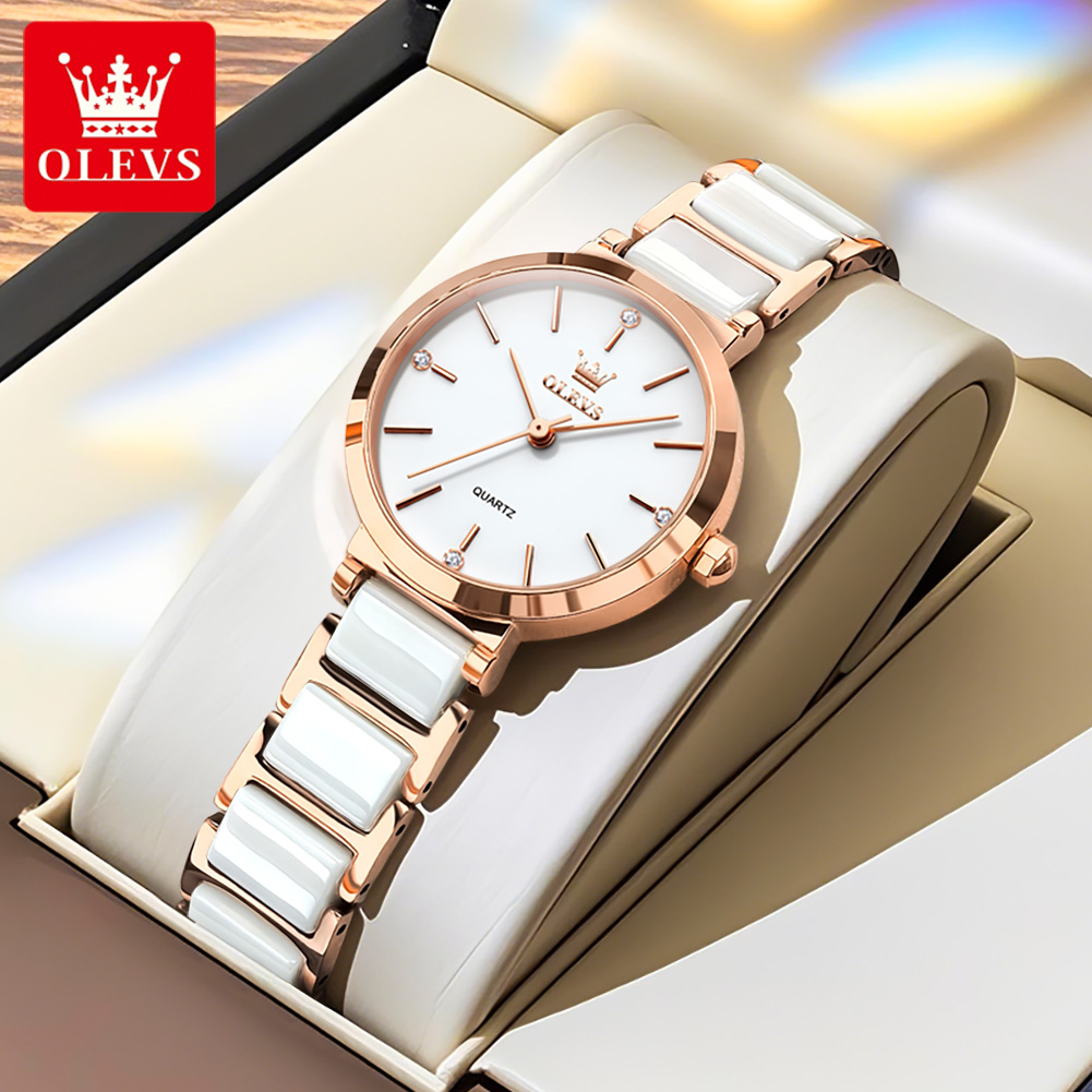 OLEVS Women Watch 5877 Luxury  - Luxury Watch For 评论和价格