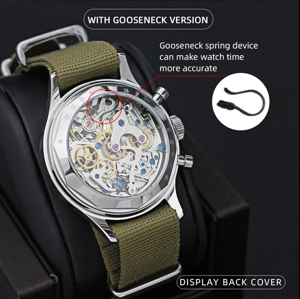 Red Star Retro 1963 Chronograp - Chronograph Flyback Watch 评论和价格