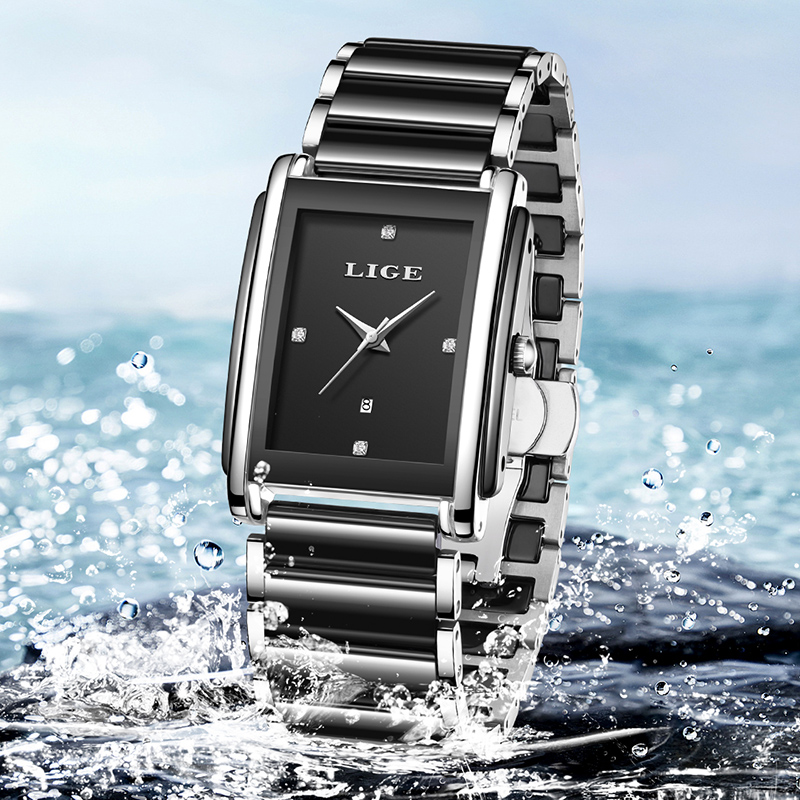 LIGE New Luxury Women Watches  - Luxury Watch Storage 评论和价格