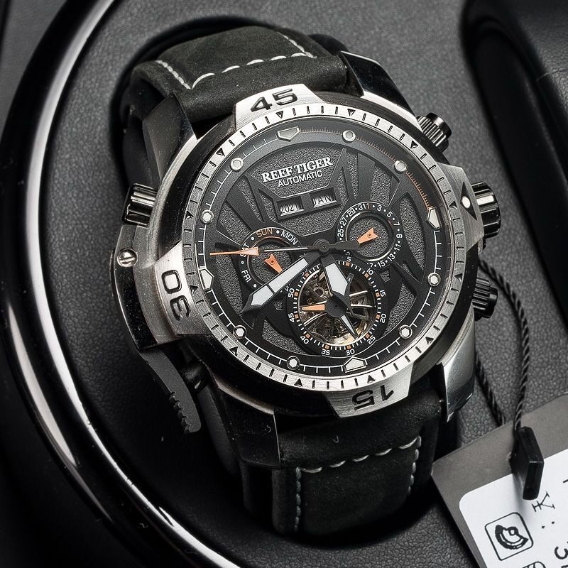 Men's Automatic Mechanical Wat - Chronograph Flyback Watch 评论和价格