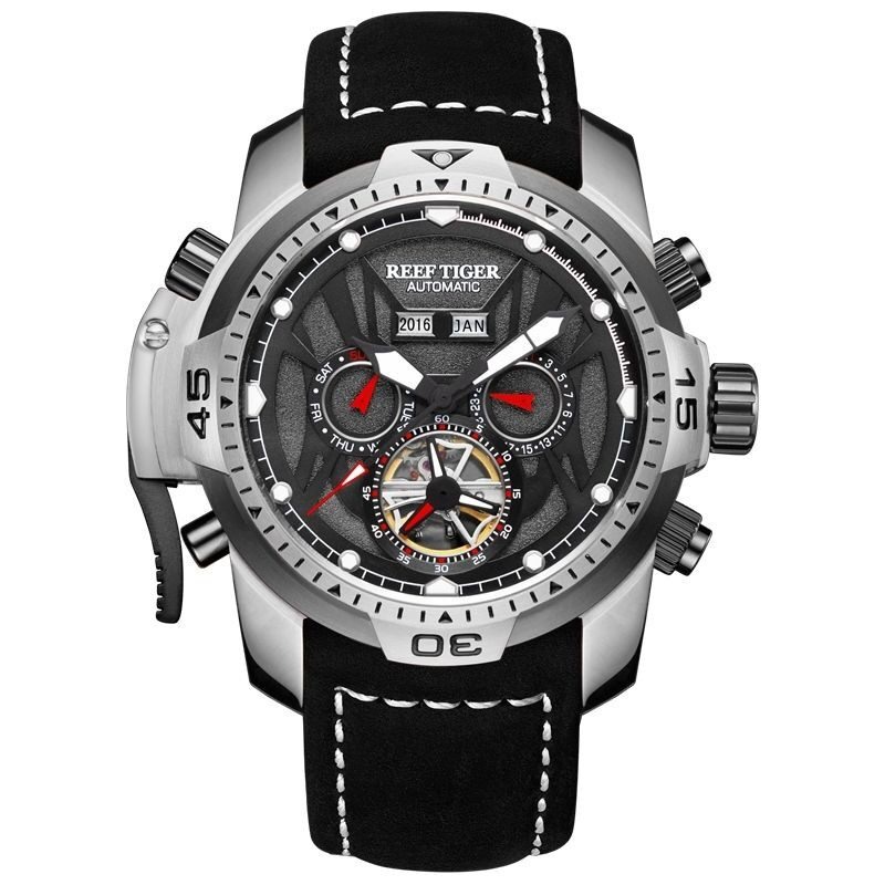 Men's Automatic Mechanical Wat - Chronograph Flyback Watch 评论和价格