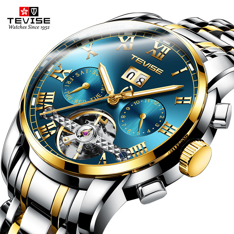 Men's Tourbillon Automatic Mec - Chronograph Flyback Watch 评论和价格