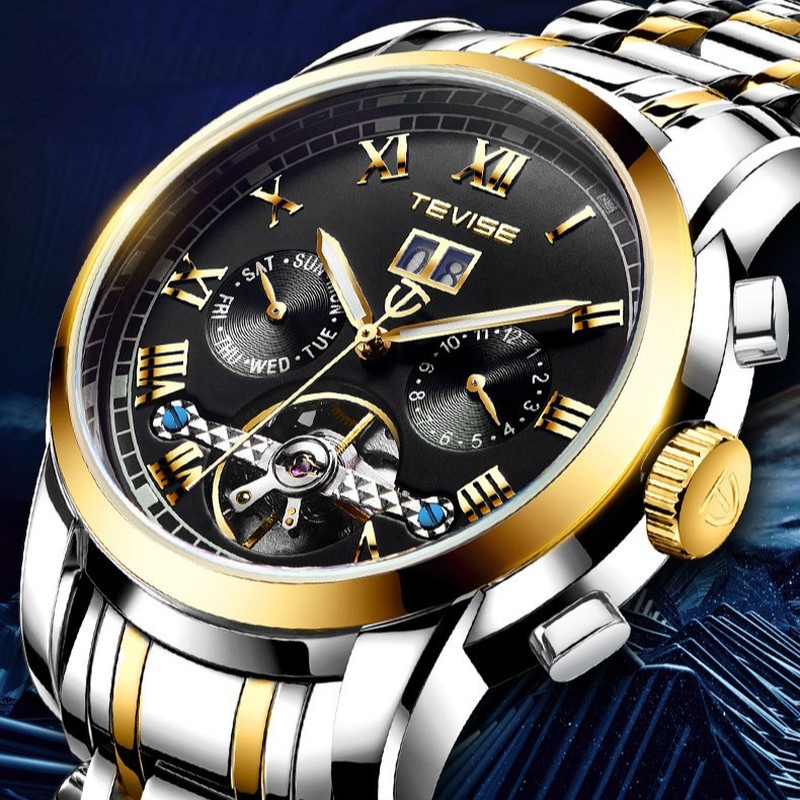 Men's Tourbillon Automatic Mec - Chronograph Flyback Watch 评论和价格