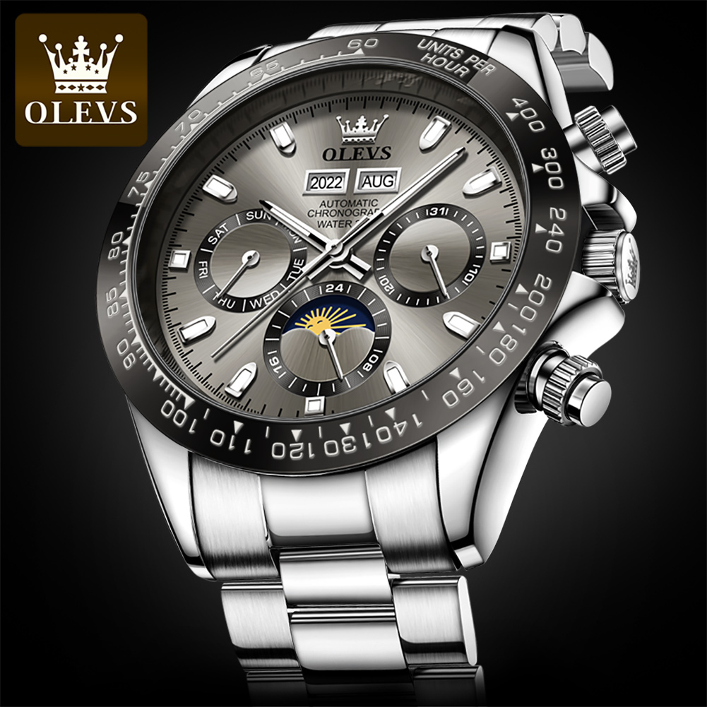 OLEVS 6654 Luxury Mens Watch C - Chronograph Flyback Watch 评论和价格
