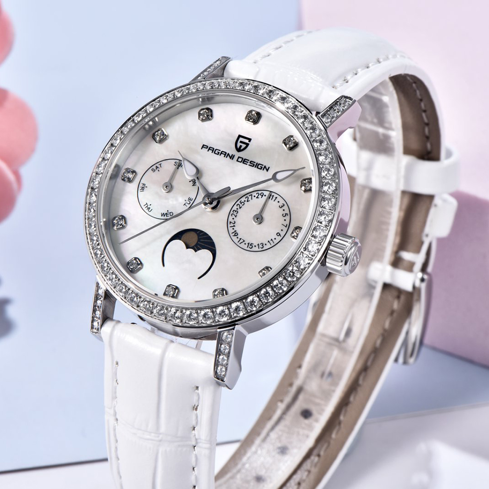 PAGANI DESIGN Women Quartz Wat - Luxury Watch For 评论和价格