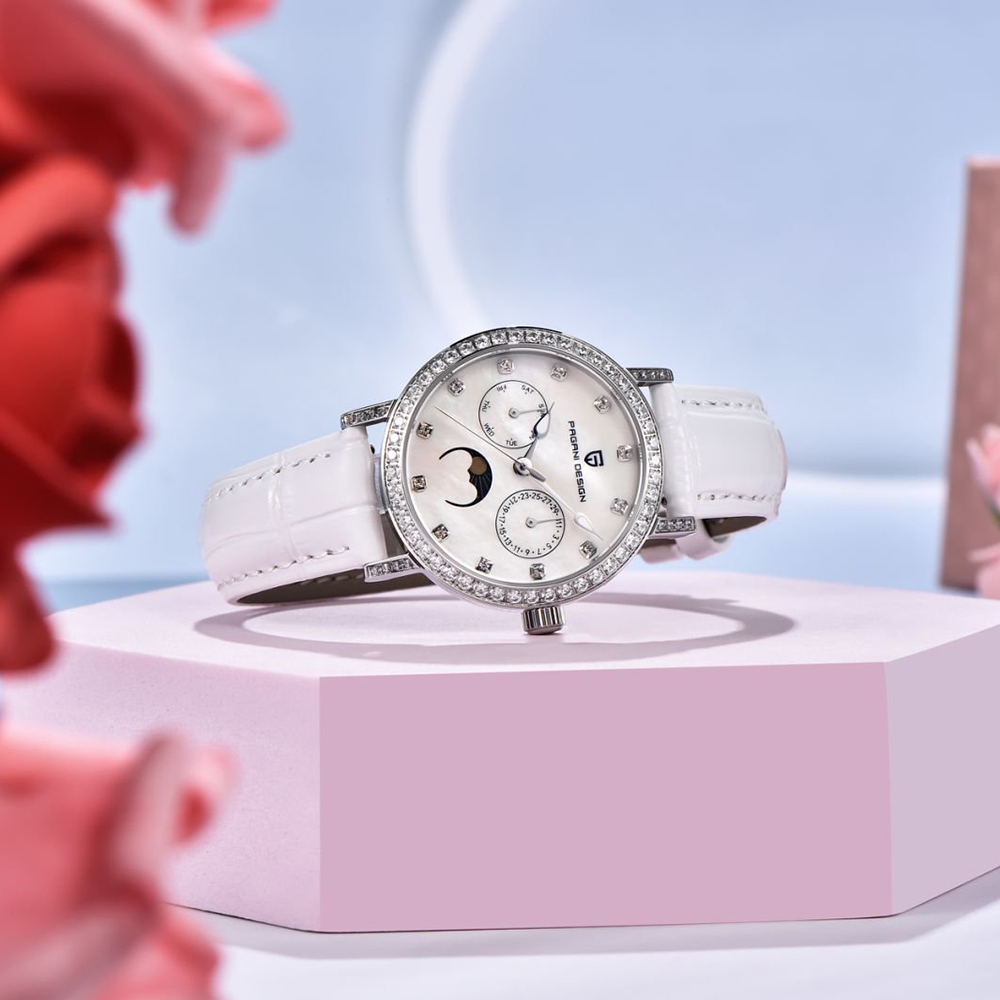 PAGANI DESIGN Women Quartz Wat - Luxury Watch For 评论和价格