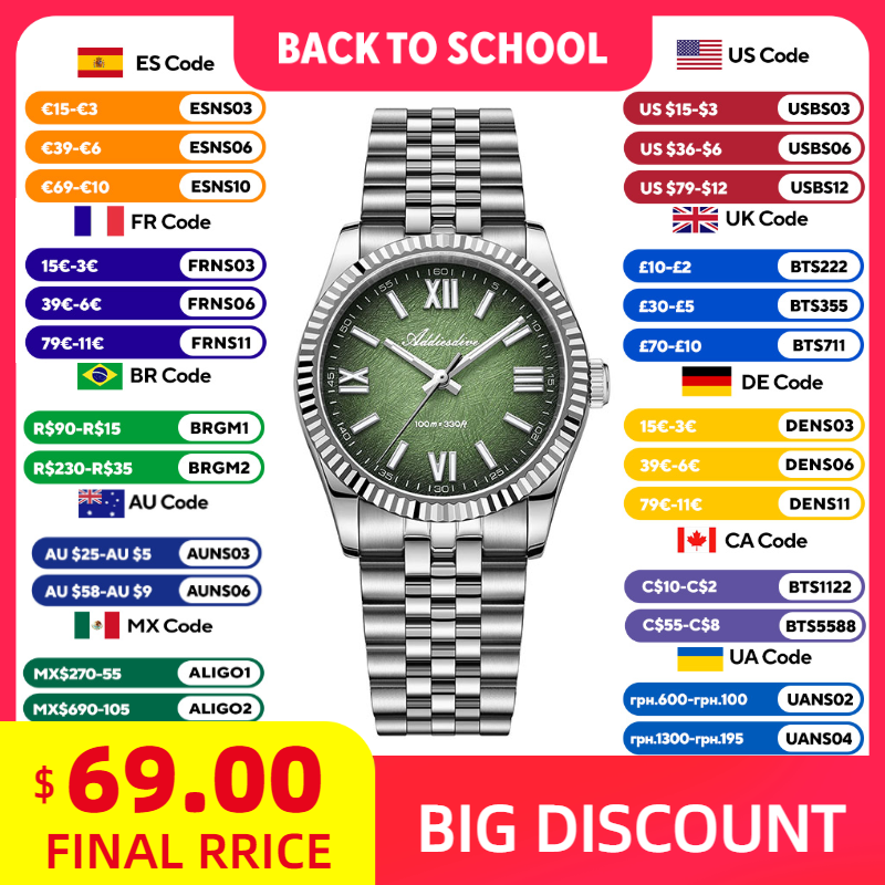 ADDIESDIVE Elegant Watch for W - Luxury Watch In Usa 评论和价格