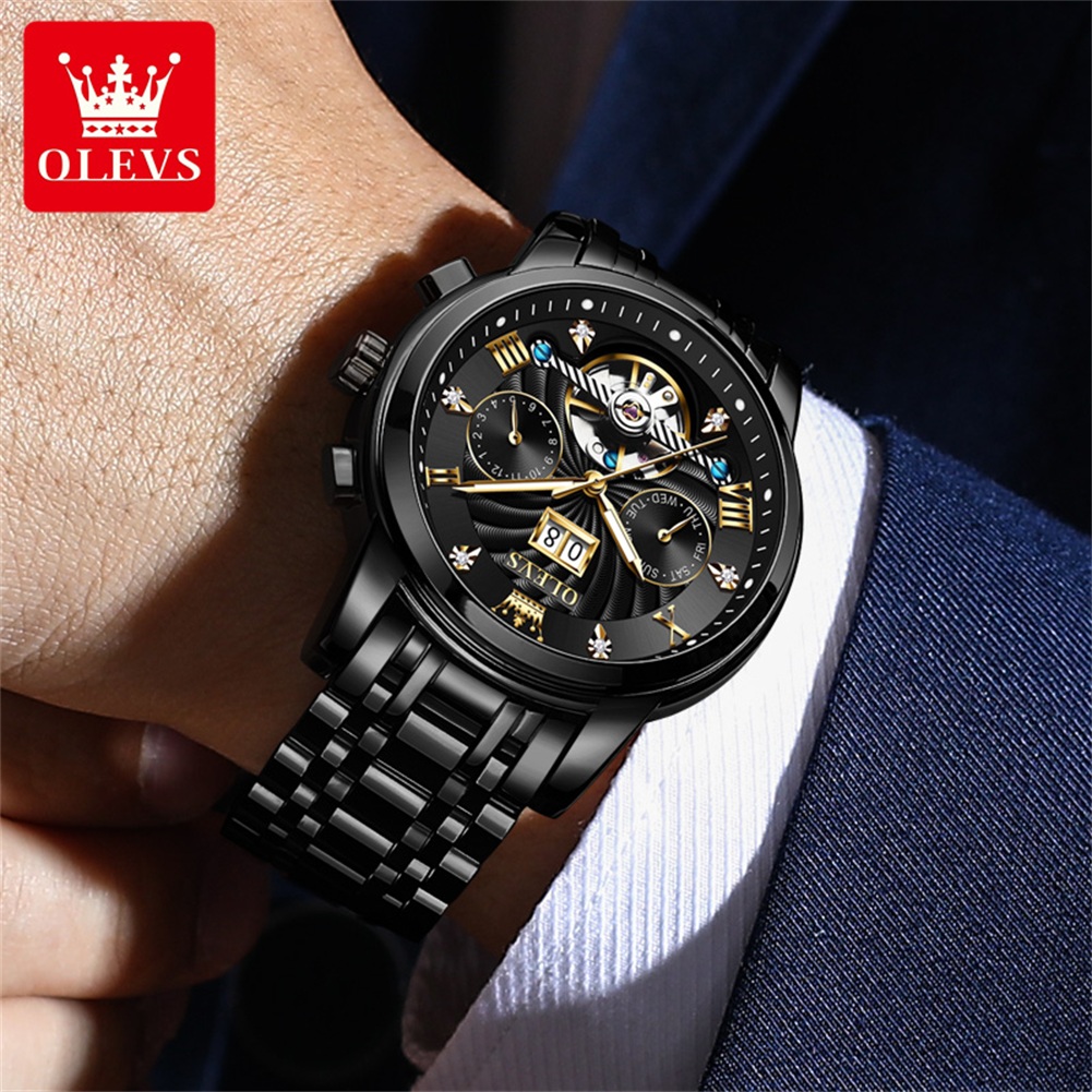 OLEVS Classic Men's Watches To - Chronograph Flyback Watch 评论和价格