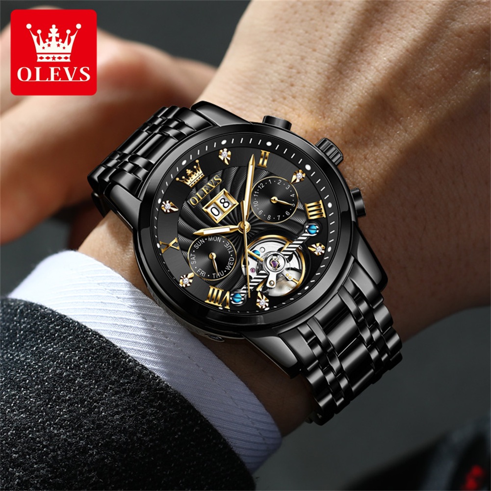 OLEVS Classic Men's Watches To - Chronograph Flyback Watch 评论和价格