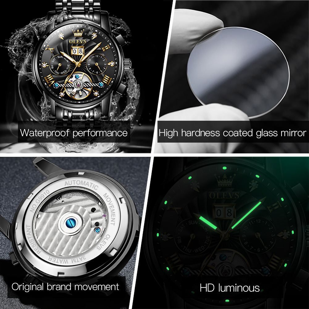 OLEVS Classic Men's Watches To - Chronograph Flyback Watch 评论和价格