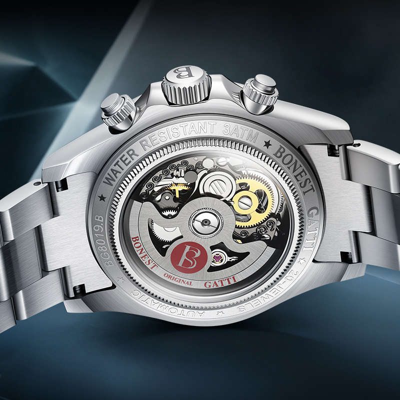 BONEST GATTI Men Watch Automat - Chronograph Flyback Watch 评论和价格