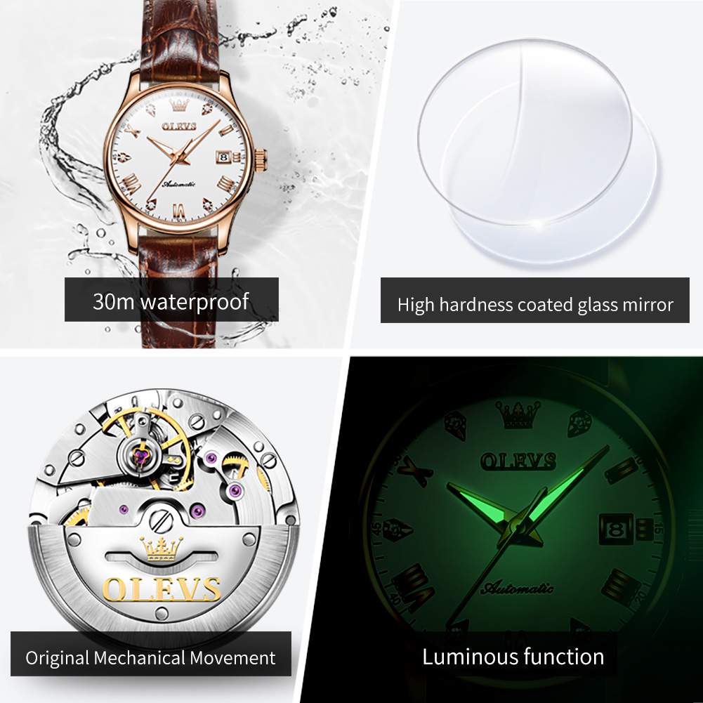 OLEVS 9932 Women's Watches Fas - Chronograph Flyback Watch 评论和价格