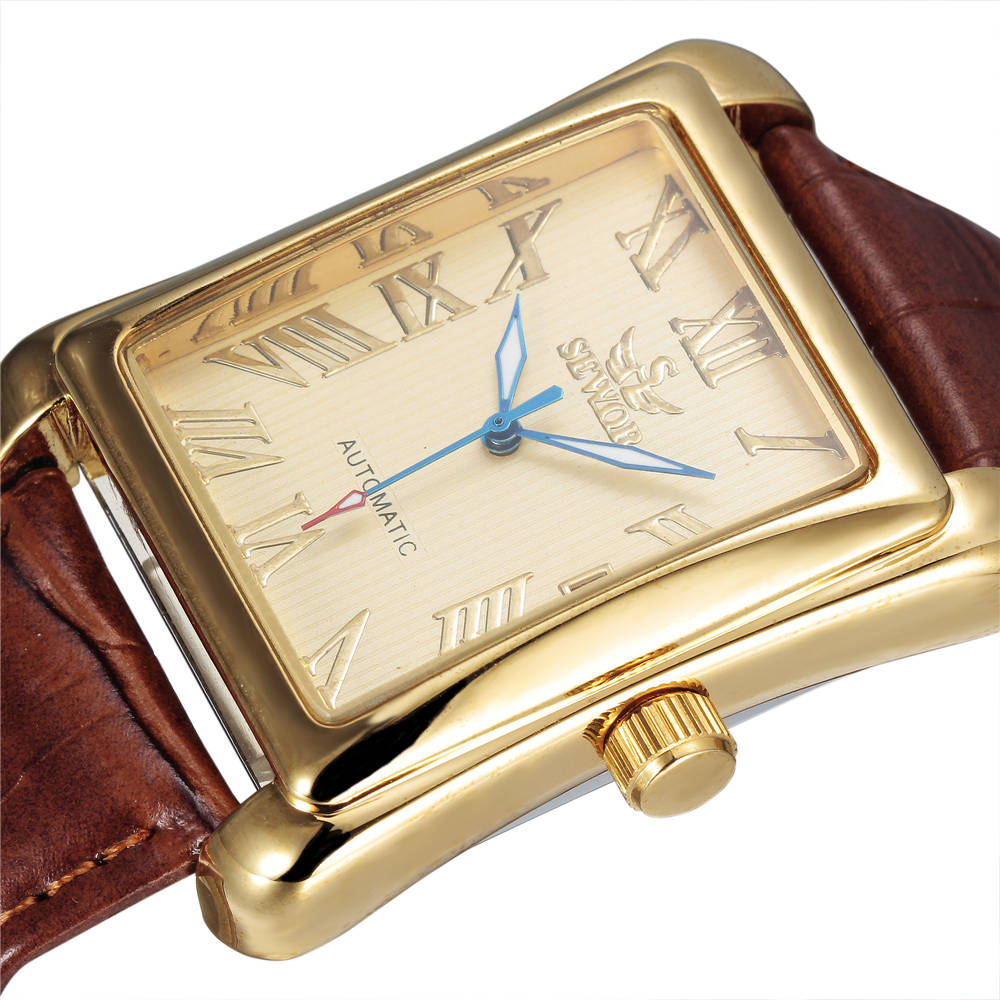 SEWOR Top Brand Luxury Men Wat - Cartier Watch Santos 评论和价格