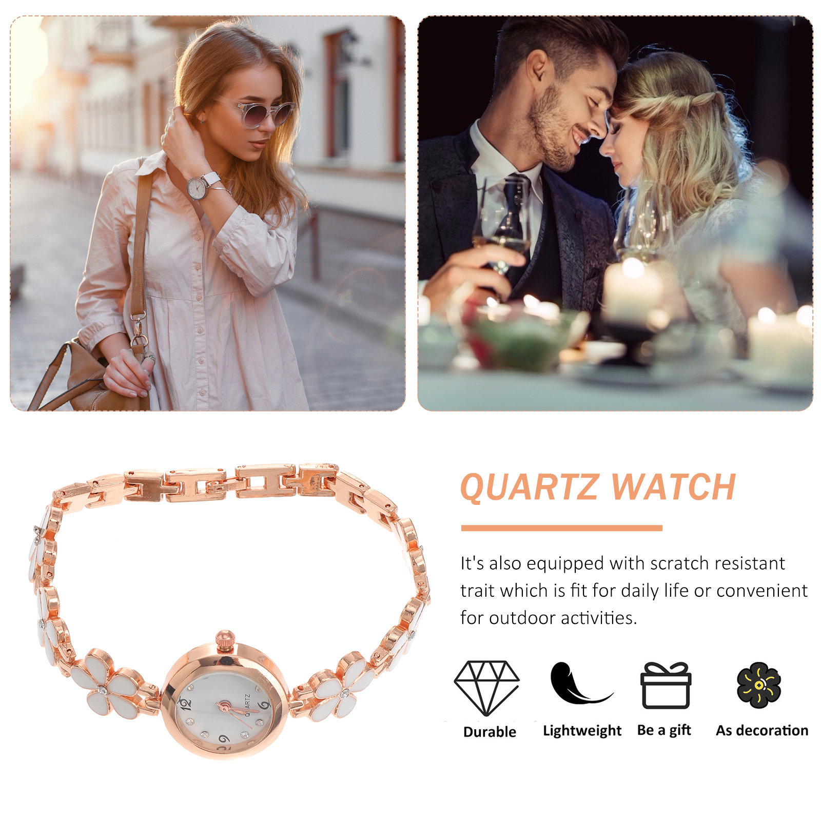 Exquisite Watch White Bracelet - Luxury Watch For 评论和价格