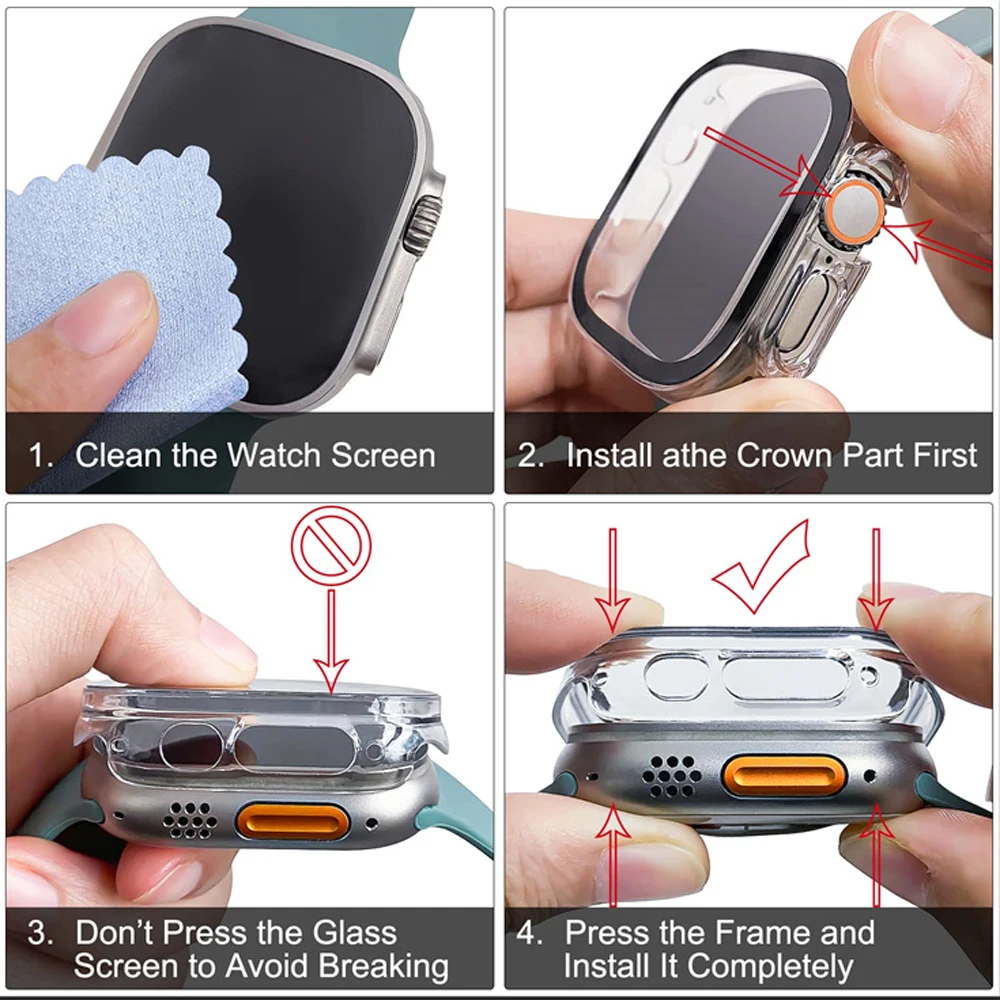 Glass+case For Apple Watch Ult - Luxury Watch Storage 评论和价格